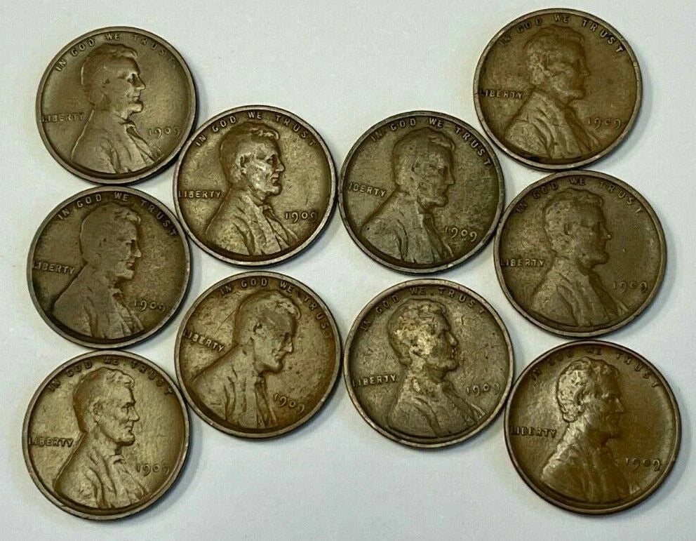 ✯ 1909 P VDB Lincoln Cent ✯ From Estate Hoard Penny Rare ✯