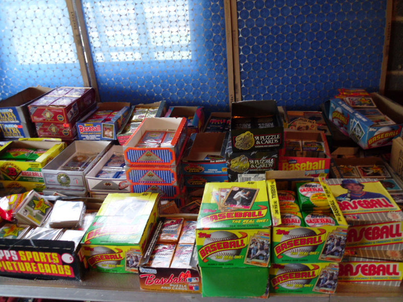 250 Cards In 32-38 Year Old Baseball Packs From Sealed Cases! FREE Mantle Card!-3