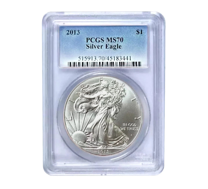 2013 $1 American Silver Eagle MS69 PCGS-3