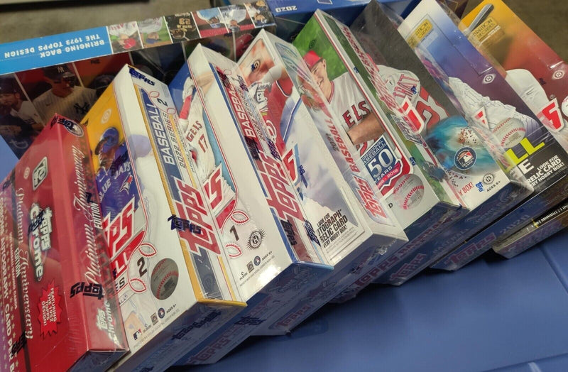 Baseball Mystery Hot Pack  Guaranteed 2 Sealed Hobby Packs 1 Auto/Relic + More-1