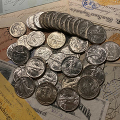 ✯Estate Coin Lot Walking Liberty Half Dollars Uncirculated UNC MS BU+ ✯-1