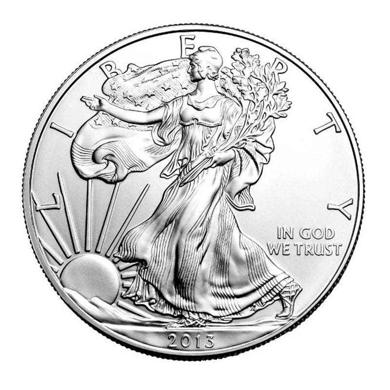 2013 $1 American Silver Eagle Brilliant Uncirculated-1