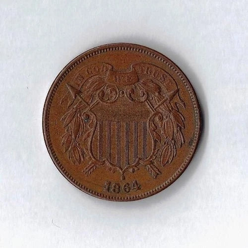 1864-1868 Two Cent Piece G/VG