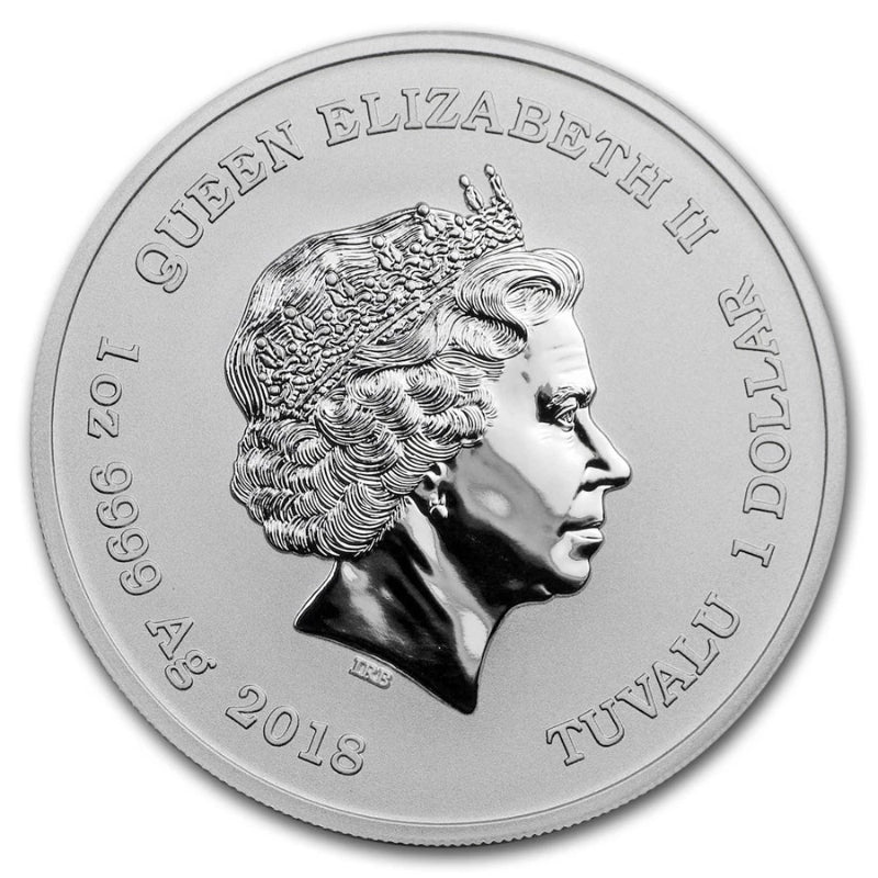 2018 $1 Tuvalu 1 oz .999 Silver Marvel Series BU