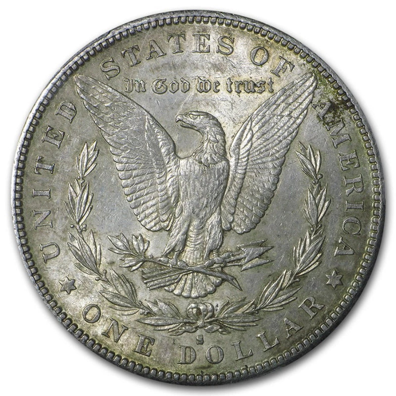 Pre-1921 90% Silver Morgan Dollar (1878-1904) About Uncirculated-1