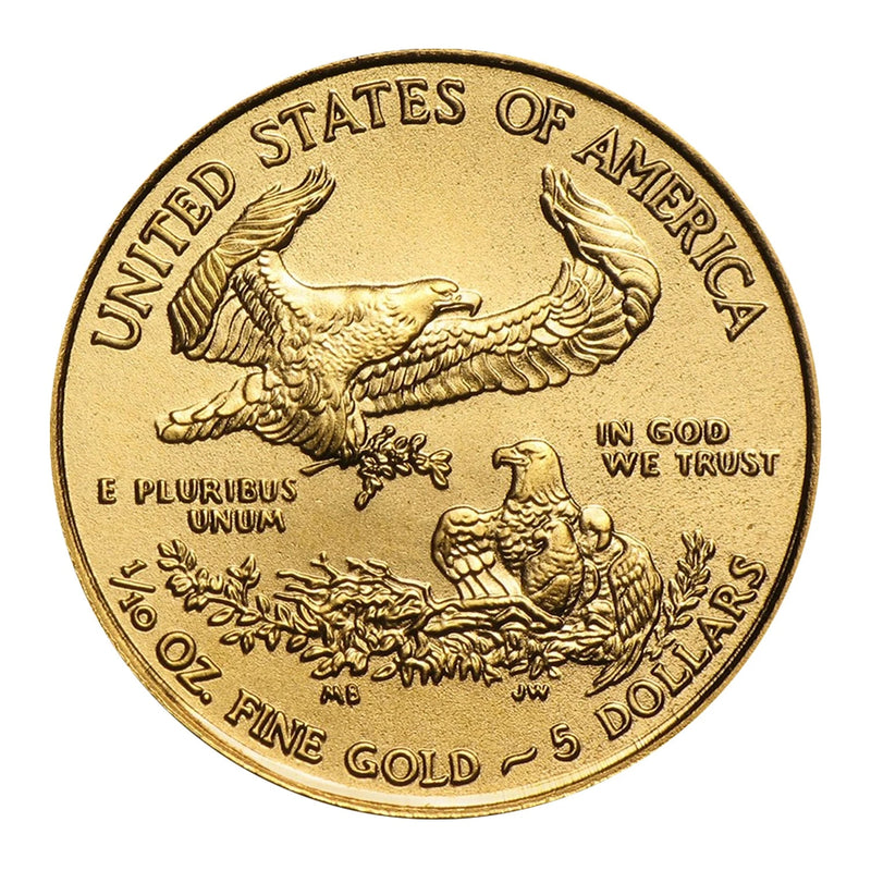 1/10 Ounce Gold American Eagle $5 BU - Random Date-1