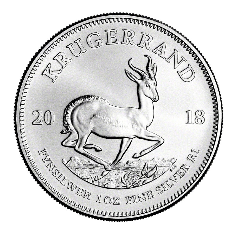 2018 South Africa Silver Krugerrand 1 oz 1 Rand