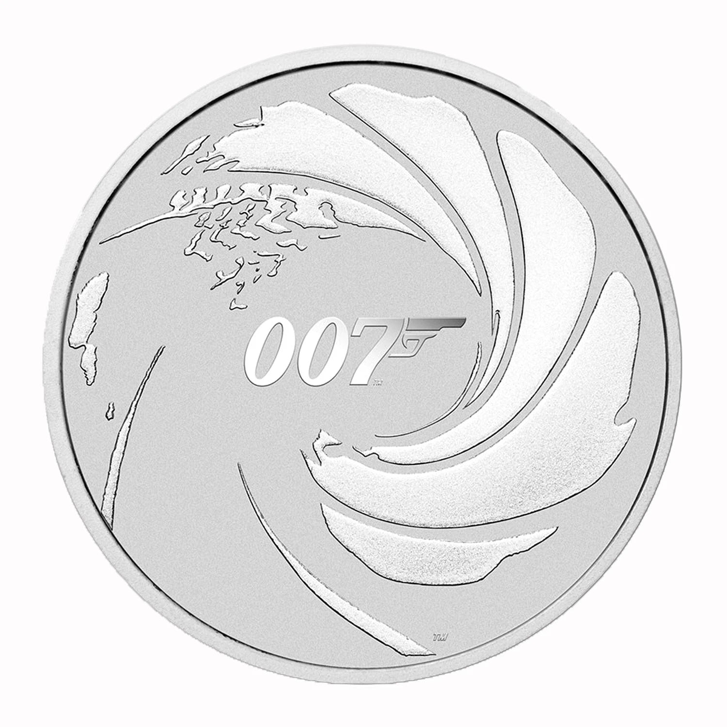 2020 Tuvalu $1 1 oz .9999 Silver 007 James Bond Brilliant Uncirculated-1