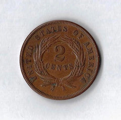 1864-1868 Two Cent Piece G/VG-2