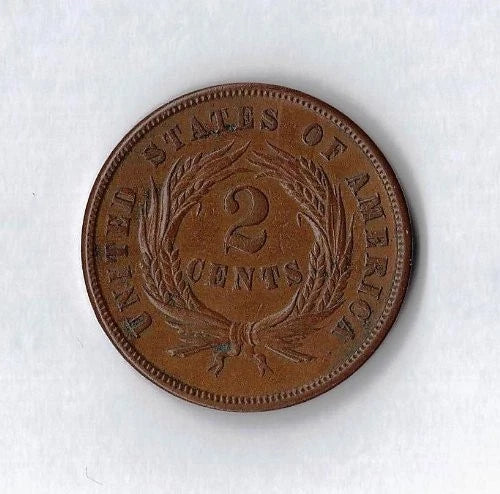 1864-1868 Two Cent Piece G/VG-2