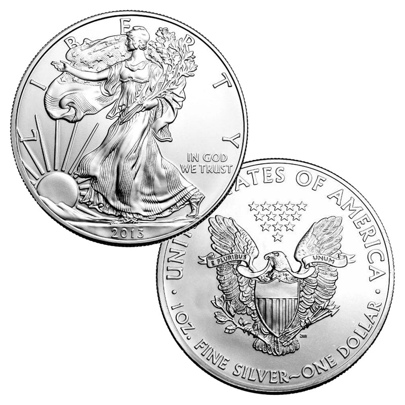 2013 $1 American Silver Eagle Brilliant Uncirculated-3