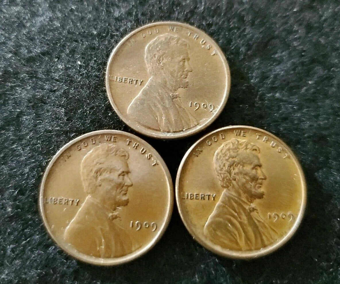 ✯ 1909 P VDB Lincoln Cent ✯ From Estate Hoard Penny Rare ✯