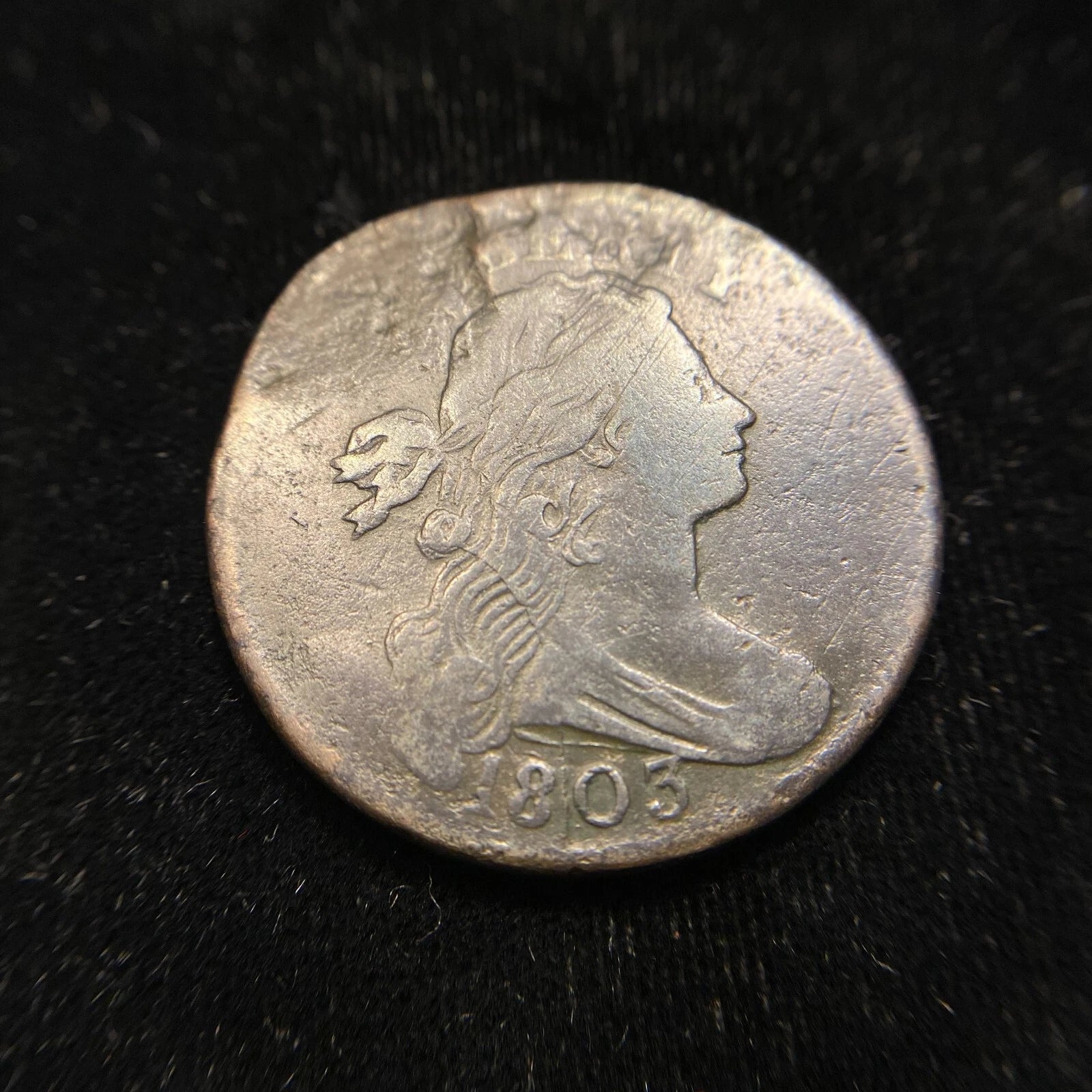 1803 Draped Bust Large Cent Nice VF+/XF Very Extremely Fine Sheldon Variety Rare-3