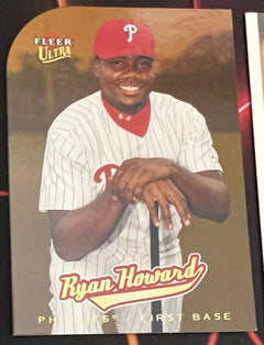 Ryan Howard Philadelphia Phillies 6 Card Lot All-Rookie Gold Medallion-2