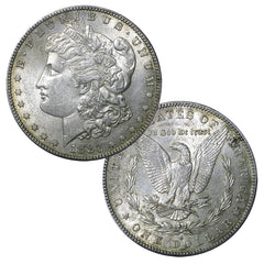 Pre-1921 90% Silver Morgan Dollar (1878-1904) About Uncirculated-2
