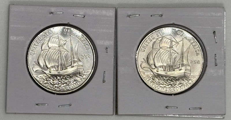1776-2026 P D Semi-Quincentennial Mayflower Compact Quarters 2 COIN ⭐FROM ROLLS⭐-2