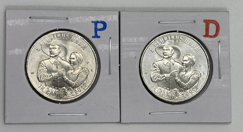 1776-2026 P D Semi-Quincentennial Mayflower Compact Quarters 2 COIN ⭐FROM ROLLS⭐-4