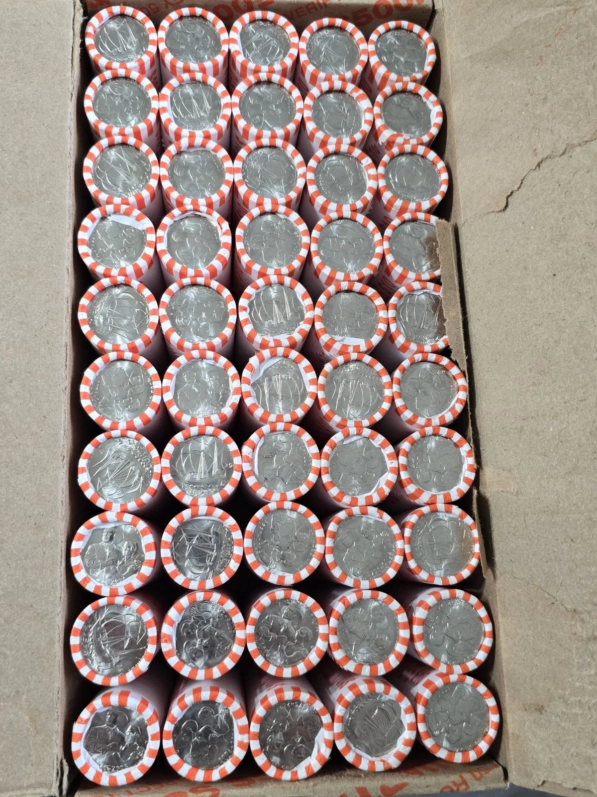 Semiquincentenial Quarters 2026-P Mayflower Ship 25c ( 1 BU Roll)-3