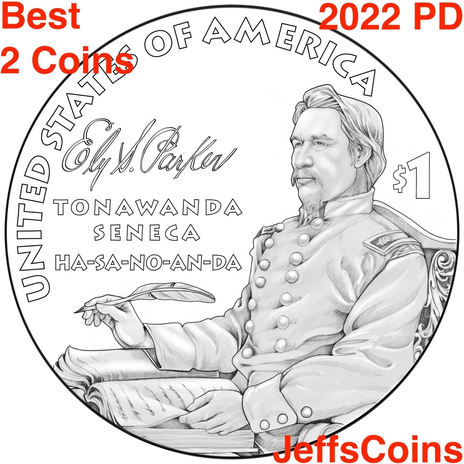 2024 P D Native American Indian Citizenship Act of 1924 Sacagawea 2 Low Cost PD-4