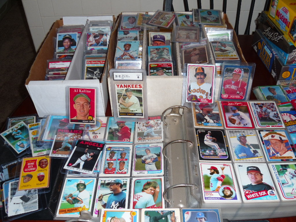 250 Cards In 32-38 Year Old Baseball Packs From Sealed Cases! FREE Mantle Card!-4