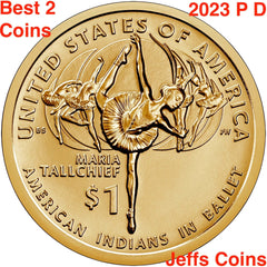 2024 P D Native American Indian Citizenship Act of 1924 Sacagawea 2 Low Cost PD-7