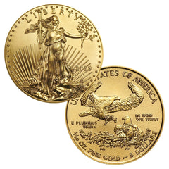 1/10 Ounce Gold American Eagle $5 BU - Random Date-3