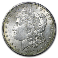 Pre-1921 90% Silver Morgan Dollar (1878-1904) About Uncirculated-3