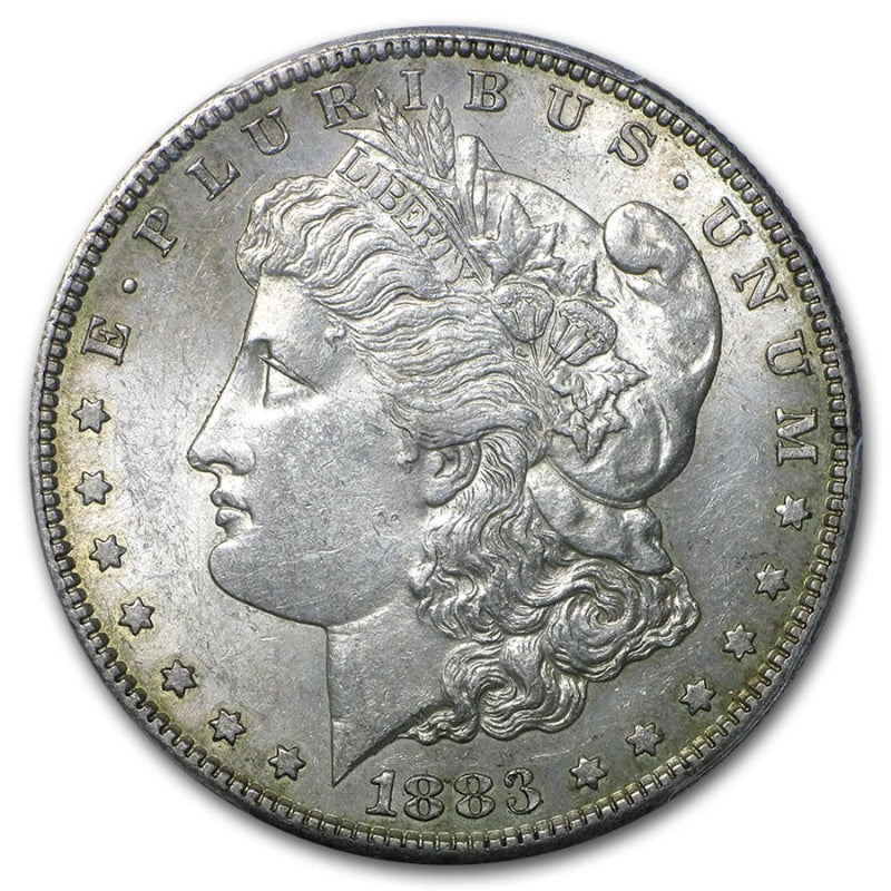 Pre-1921 90% Silver Morgan Dollar (1878-1904) About Uncirculated-3