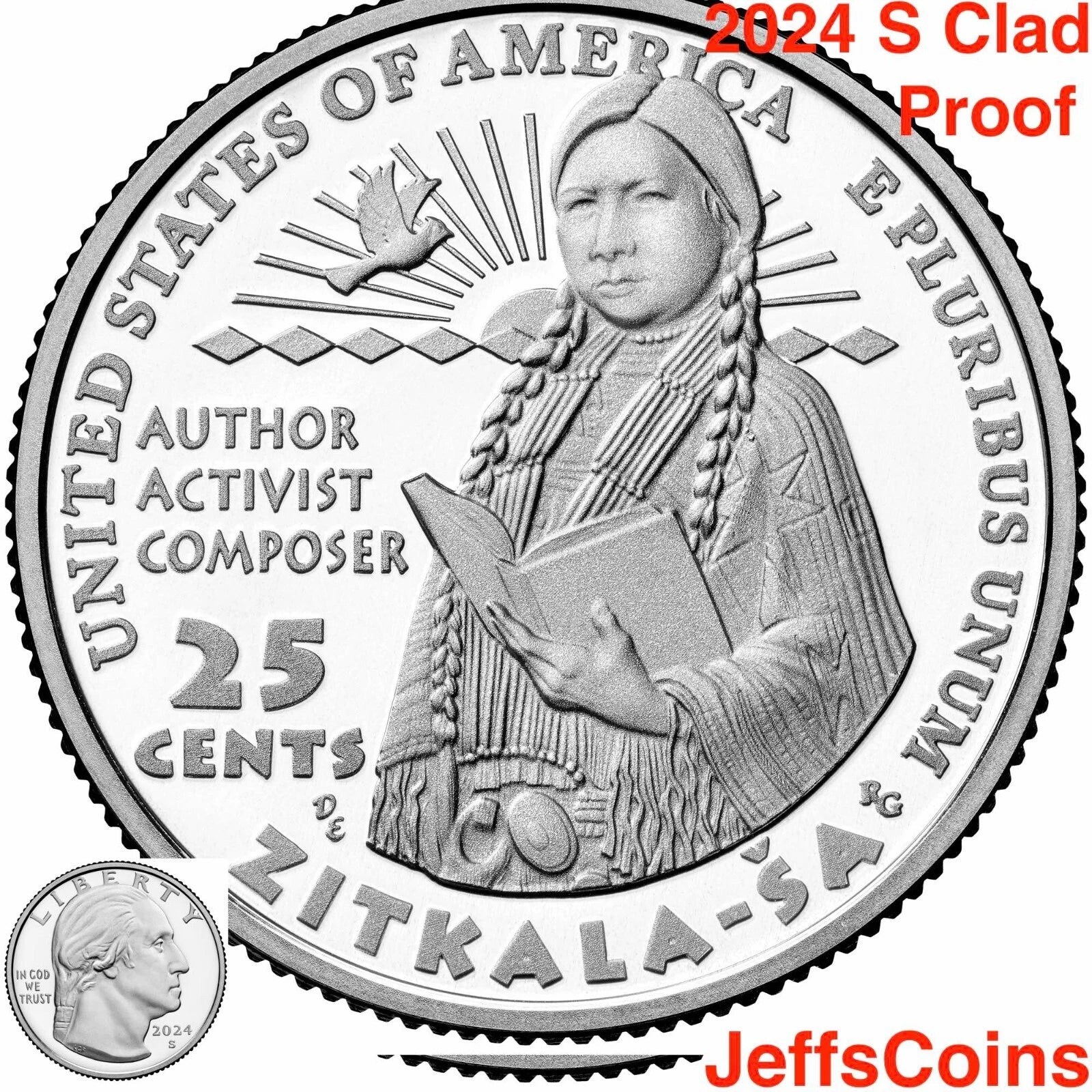 2024 P D Native American Indian Citizenship Act of 1924 Sacagawea 2 Low Cost PD-8