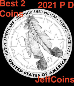 2024 P D Native American Indian Citizenship Act of 1924 Sacagawea 2 Low Cost PD-9