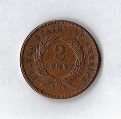 1864-1868 Two Cent Piece G/VG-2