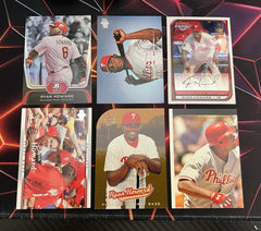 Ryan Howard Philadelphia Phillies 6 Card Lot All-Rookie Gold Medallion-4