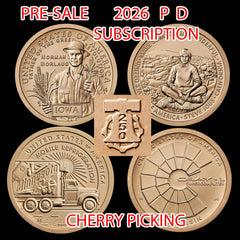 2026 P D American Innovation Dollar Annual Subscription (8) coins ⭐PRE-SALE⭐-2